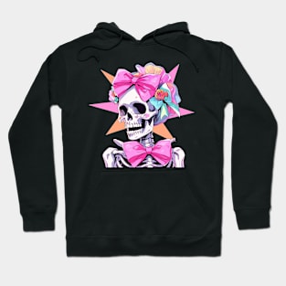 preppy skeleton Hoodie